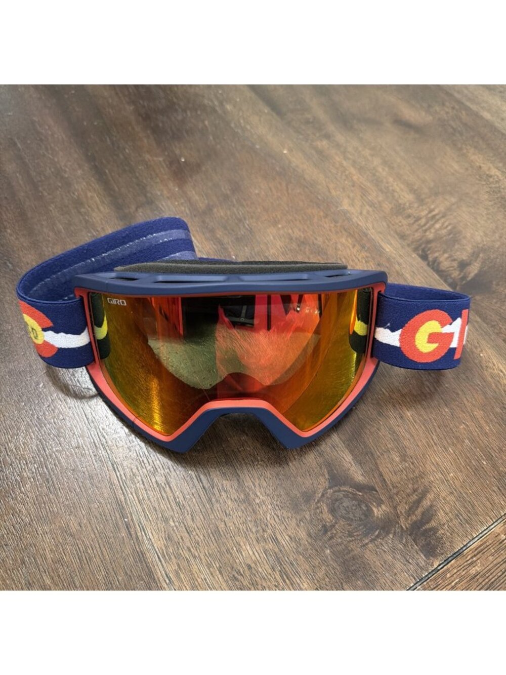 Giro Semi Snow Goggles Blue Frame Vivid Amber  Lens